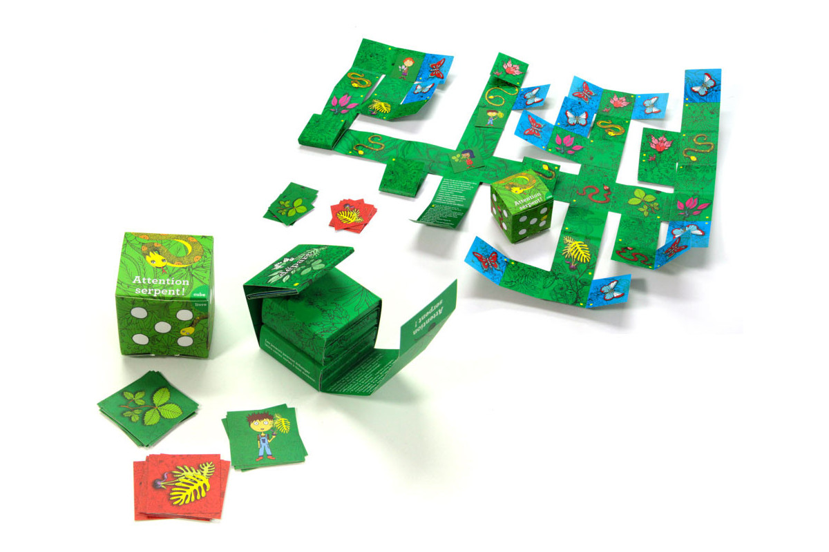 Livre-Jeu Cube Attention Serpents