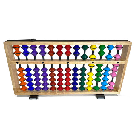 Suan Pan GÉANT 13 tiges multicolores