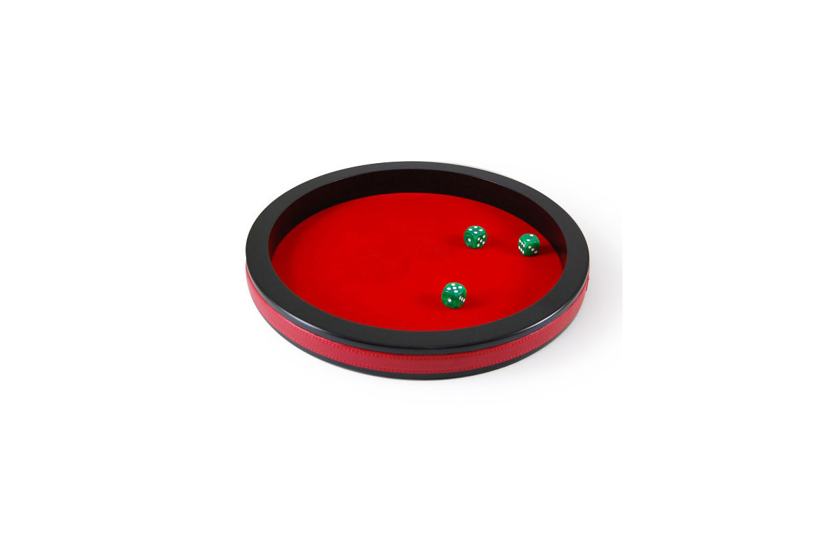 Piste de dés Prestige 30cm rouge