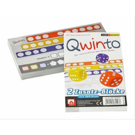QWINTO - Recharge blocs de score