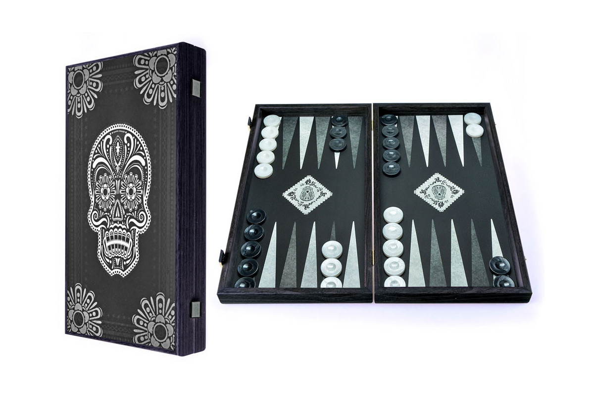 Backgammon Dia de Los Muertos 50cm