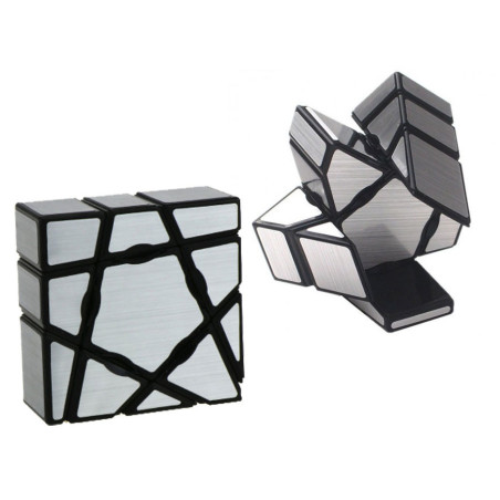 Floppy Ghost Cube silver