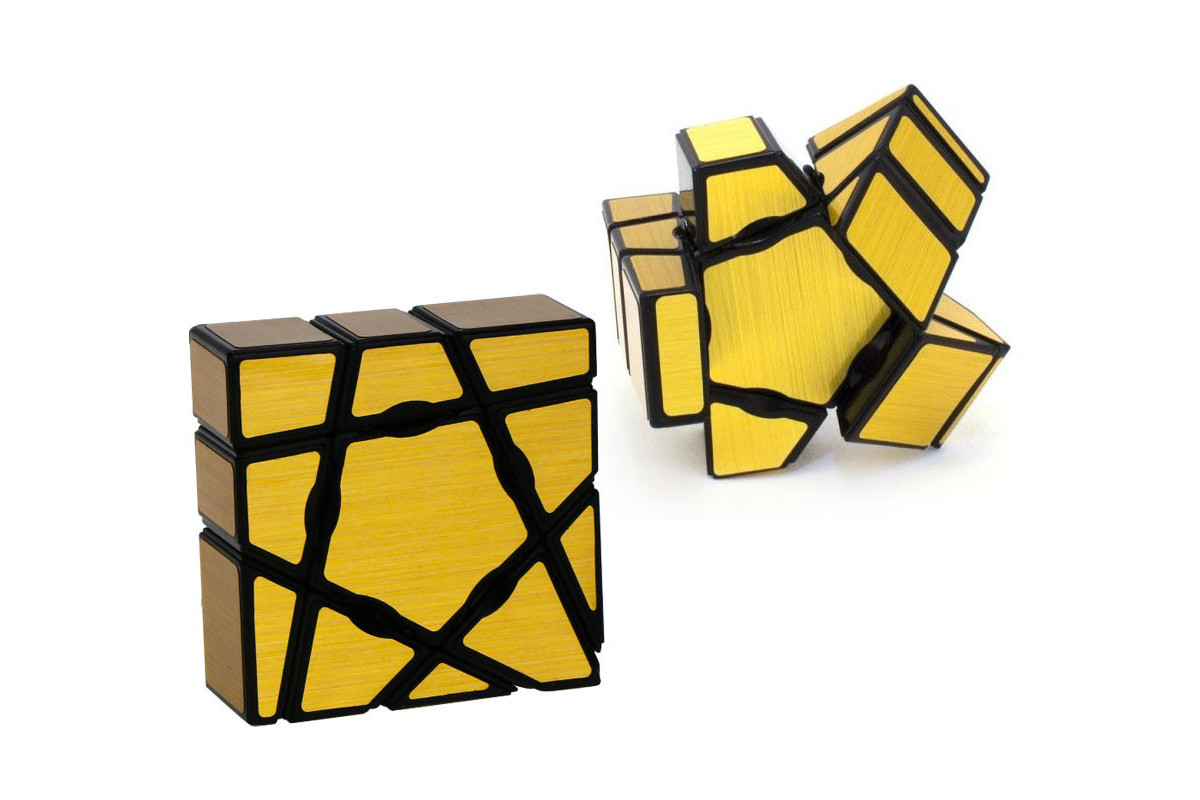 Floppy Ghost Cube gold