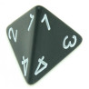 Dé Jumbo 4 faces Opaque