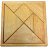 Tangram bois d'hévéa