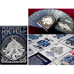 Cartes Bicycle Dragon Black V2