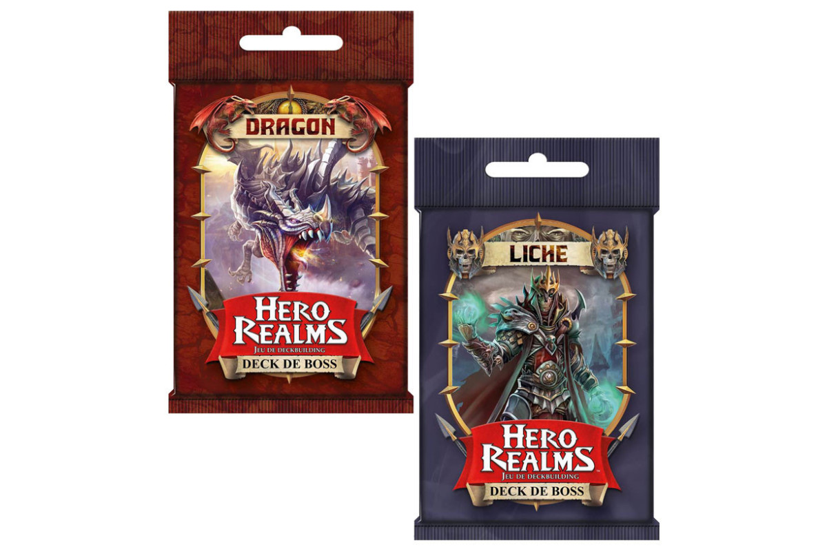 Hero Realms - 2 Decks Boss (Dragon & Liche)