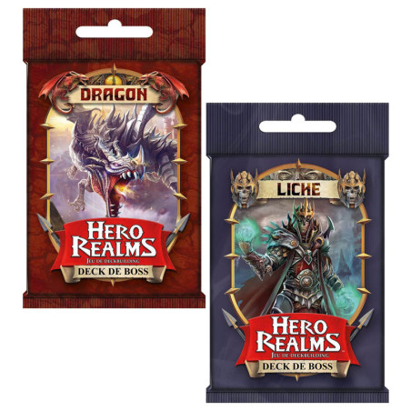 Hero Realms - 2 Decks Boss (Dragon & Liche)