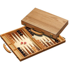Backgammon en bois 38cm