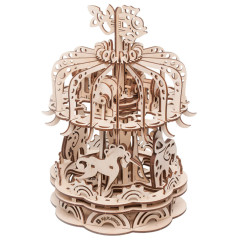 Carrousel 3D mobile en bois (grand modèle) Mr Playwood