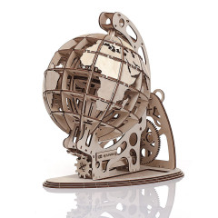 Globe 3D mobile en bois Mr Playwood (grand modèle)