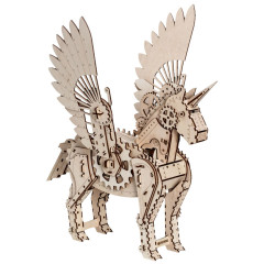 Licorne 3D mobile en bois (grand modèle) Mr Playwood