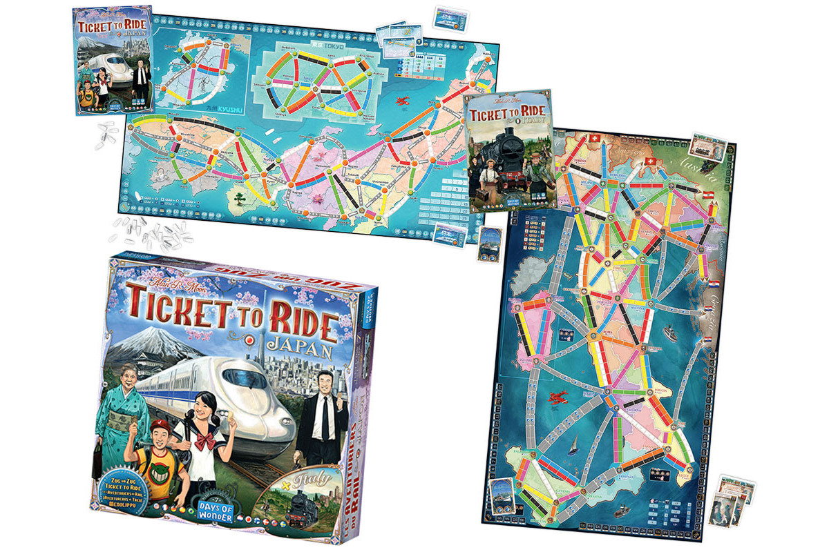 Les Aventuriers du Rail : Italie & Japon (Extension)
