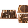 Backgammon Premium en noyer massif Tronc 60cm