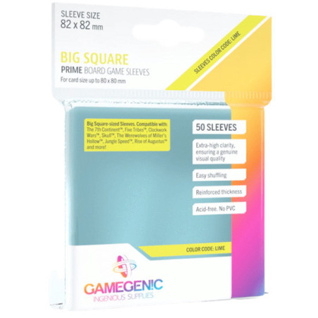 50 Protège cartes 82x82mm (Gamegenic)