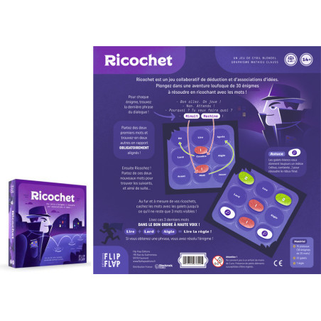 Ricochet 1 - A la poursuite du comte courant (violet)