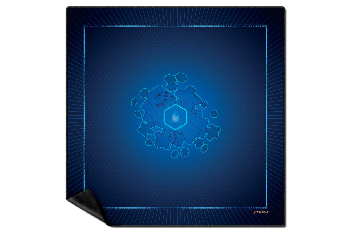 Tapis Universel Bleu (néoprène galonné 92x92cm)