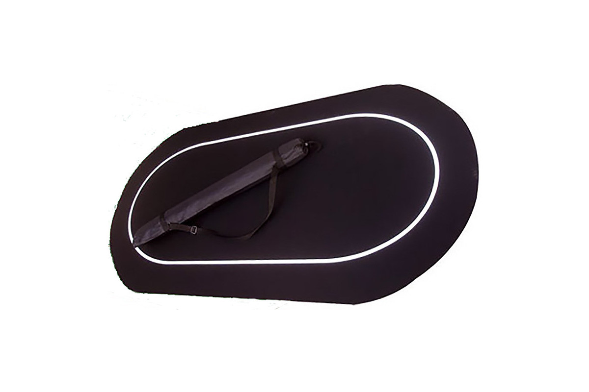 Tapis Poker néoprène Paris Téxas Pro 180x90 Noir