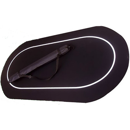 Tapis Poker néoprène Paris Téxas Pro 180x90 Noir