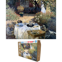 Le déjeuner - Monet - puzzle Michèle Wilson 100 pièces