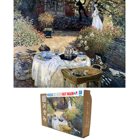 Le déjeuner - Monet - puzzle Michèle Wilson 100 pièces