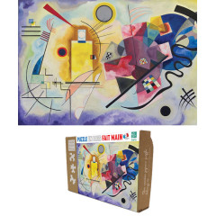 Jaune Rouge Bleu - Kandinsky - puzzle Michèle Wilson 50 pièces