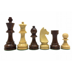 Pièces échecs 76mm (4) CLASSIC buis/Sheesham (boîte bois)