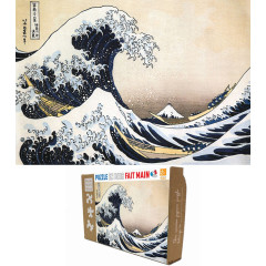 La Vague - Hokusai - puzzle Michèle Wilson 24 pièces
