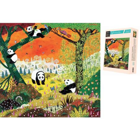 Les Pandas - Thomas - puzzle Michèle Wilson 250 pièces