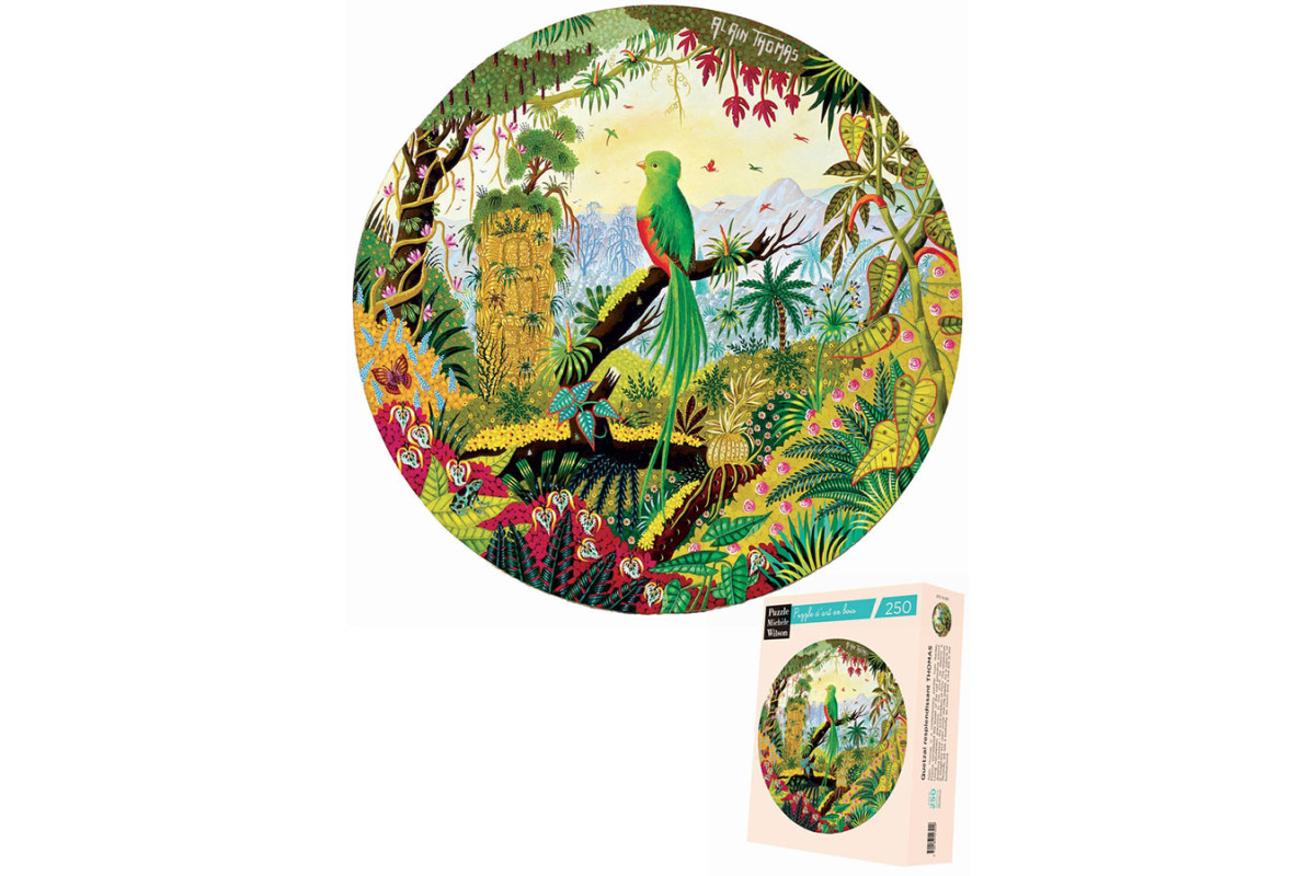 Quetzal Resplendissant - Thomas - puzzle Michèle Wilson 250 pièces