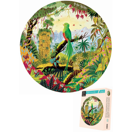 Quetzal Resplendissant - Thomas - puzzle Michèle Wilson 250 pièces