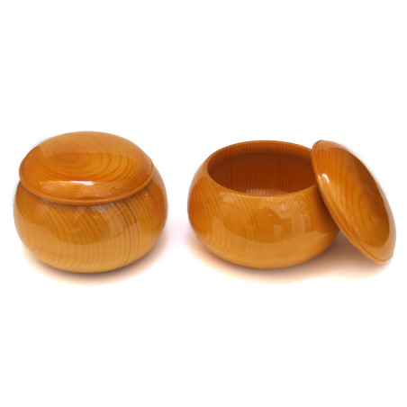 Bols de go traditionnels shinKaya (torreya jaune)