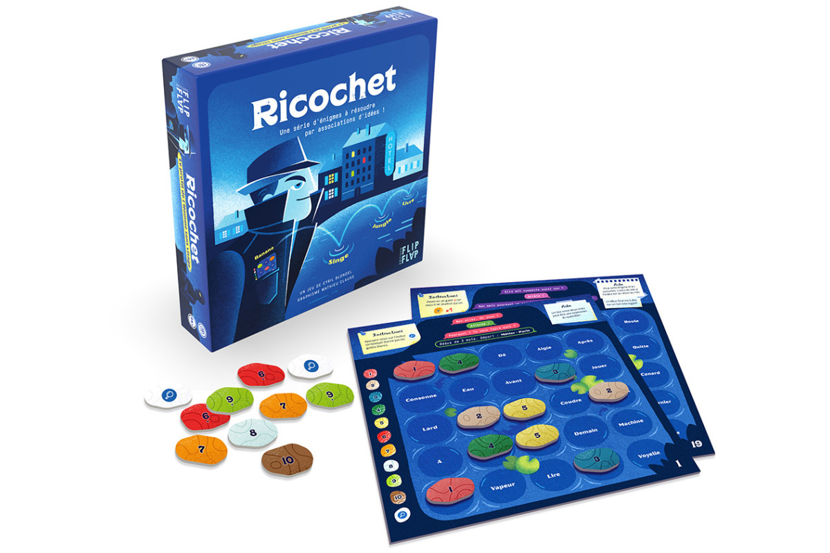 Ricochet 2 - Le profil de l'homme sans visage (bleu)
