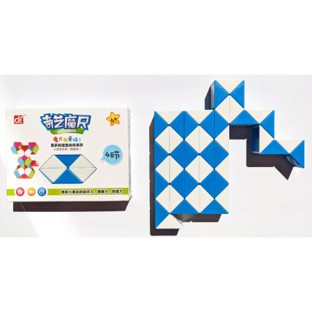 Snake 48 blocs QiYi Bleu