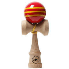Kendama Play X stripes RED/YELLOW