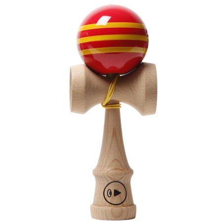 Kendama Play X stripes RED/YELLOW