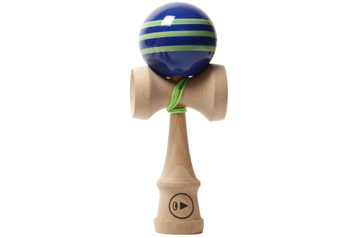 Kendama Play Pro II stripes BLUE/GREEN