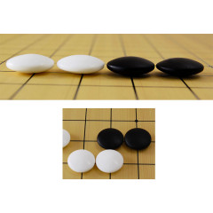 Pierres de Go en verre 8x22mm