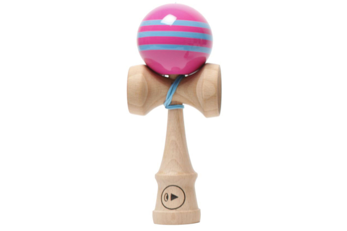 Kendama Play Pro II stripes PINK/BLUE