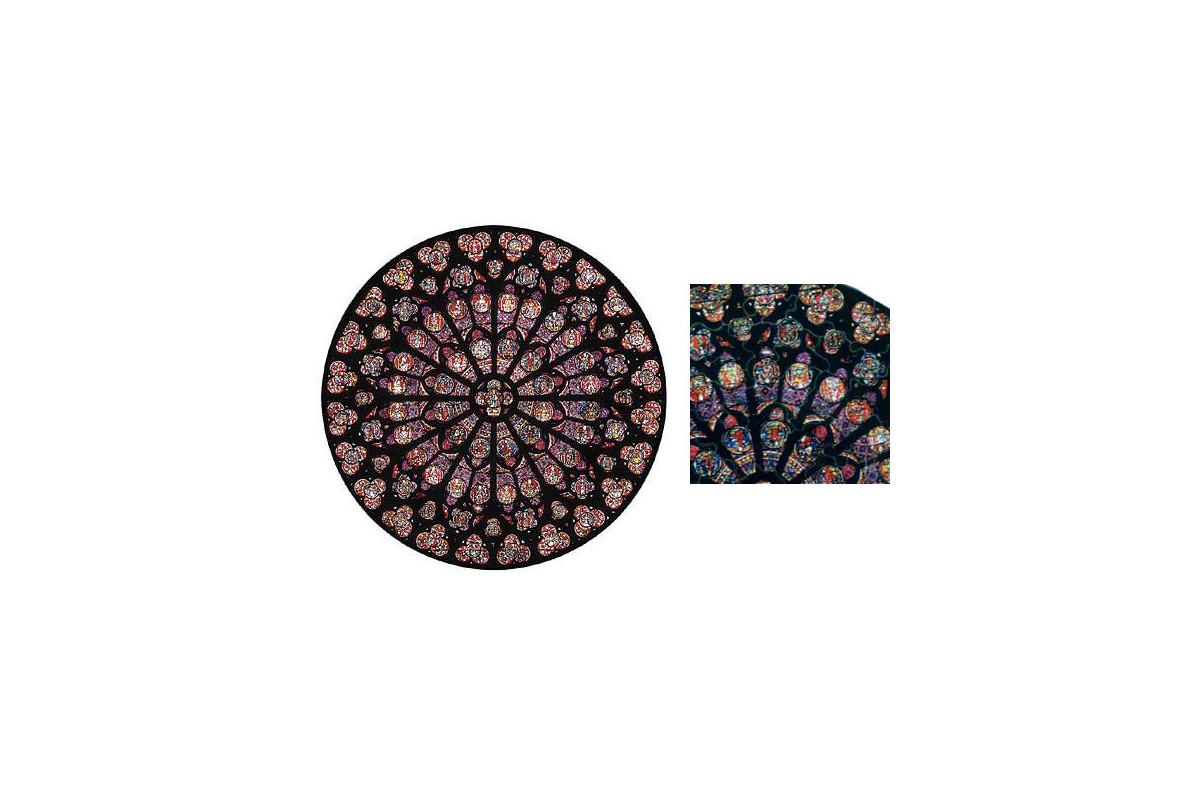 Rosace Notre Dame - XIII siècle - puzzle Michèle Wilson 80 pièces
