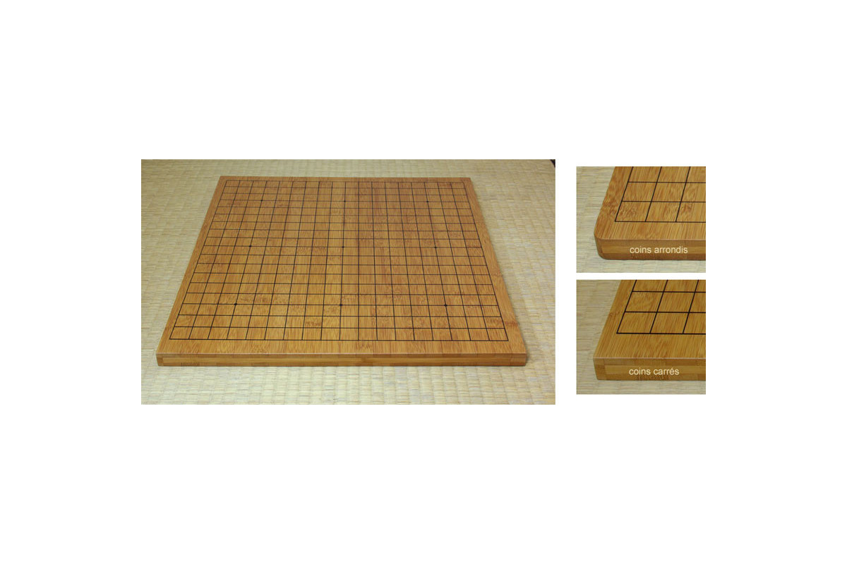 Goban bambou 2cm Eco-Game angles arrondis