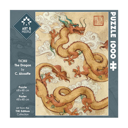 Puzzle TICHU Dragon (art&meeple 1000 pièces)